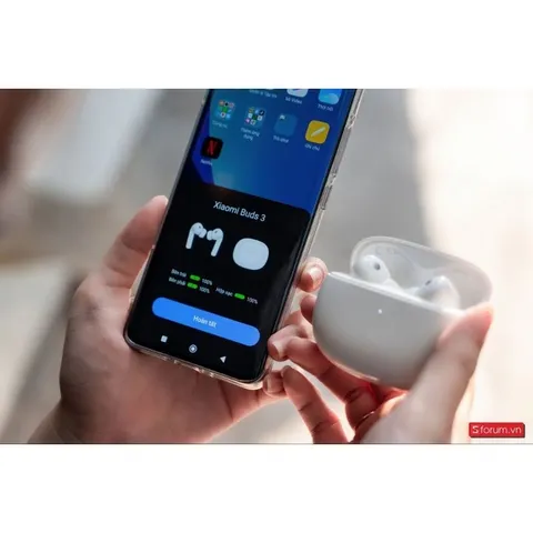Tai Nghe Bluetooth TWS Xeo mi Buds 3 - ANC Chống Ồn Chủ Động, Xuyên Âm, Chống Nước IP55, Pin 7-32h