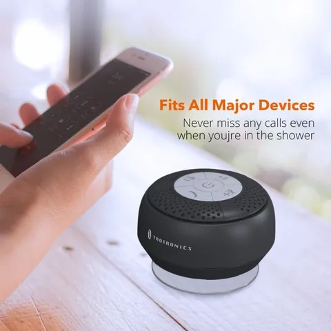 Loa Bluetooth TAOTRONICS TT-SK03, Kháng Tia Nước, Có Thể Gắn Tường, Mic Hỗ Trợ Đàm Thoại Rãnh Tay