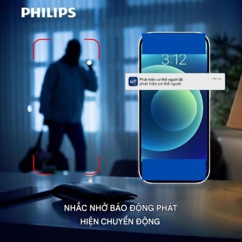 Camera Xoay WiFi Philips 6000 Series (TAI6000W) - Bản Quốc Tế, App Tiếng Việt 737411