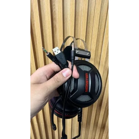 Tai Nghe Gaming Chụp Đầu Monster - Mic Tích Hợp Khử Tiếng Ồn