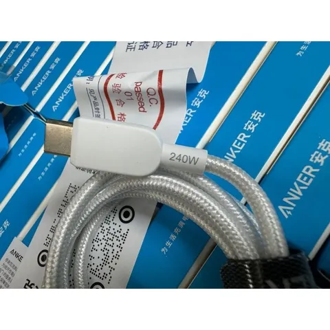Cáp Sạc Siêu Nhanh 240W C to C Anker A81C5 PD 3.1 Dây Nylon Bện Đôi Siêu bền