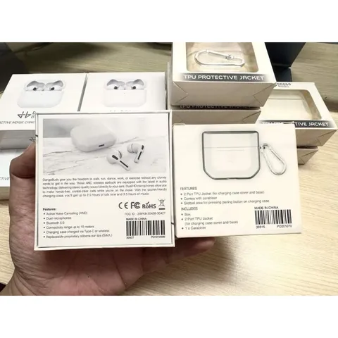 Tai Nghe TWS DANGOBUDS, Chống Ồn Chủ Động ANC, Bluetooth 5.0, Sạc Không Dây (Hàng À Má Zôn)