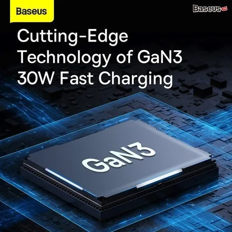 Củ Sạc Siêu Nhanh Type C 30W Baseus GaN3 Fast Charger 737434