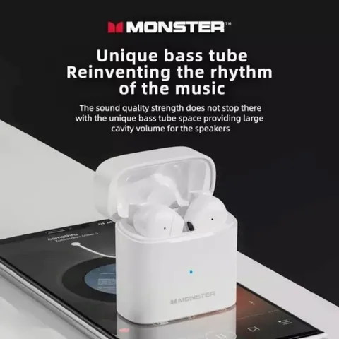 Tai Nghe Bluetooth TWS MONSTER XKT03 ( Mỹ ) , Chống Ồn AAC ,Game Mode Độ Trễ Thấp