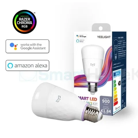 Bóng Đèn LED Thông Minh Yeelight Smart Bulb W3 Color, Điều Khiển App, Đèn RGB