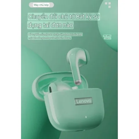 Tai Nghe Bluetooth TWS LENOVO Thinkplus LivePods LP40pro - Bluetooth 5.1, Kháng Nước IPX5