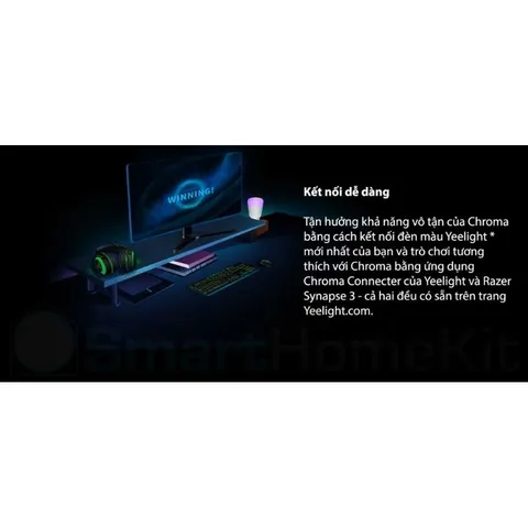 Bóng Đèn LED Thông Minh Yeelight Smart Bulb W3 Color, Điều Khiển App, Đèn RGB