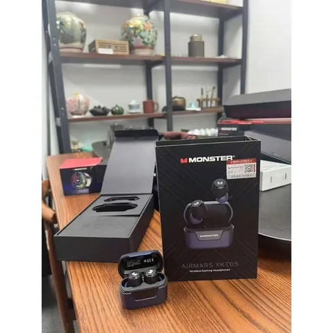 Tai Nghe Bluetooth TWS Monster XKT05 - ENC, Âm Thanh Hi-Fi, Bluetooth 5.2, Chế Độ Game Mode Độ Trễ Thấp
