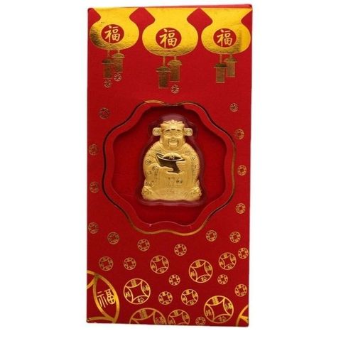 Bao Lì Xì Thần Tài Vàng May Mắn - Thu Hút Tài Lộc Đầu Năm Mới, Quà Tặng Phong Thủy Độc Đáo Ý Nghĩa
