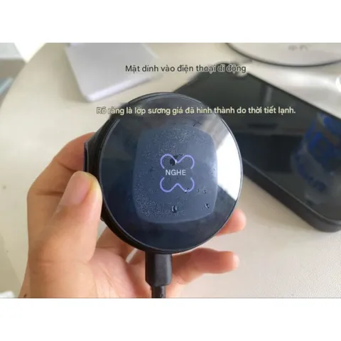 Quạt Tản Nhiệt Điện Thoại LISEN Kiêm Sạc Nhanh Không Dây Từ Tính 15W, Kèm Cáp C to C, Vòng Magnetic, Bao Ngón Tay Game