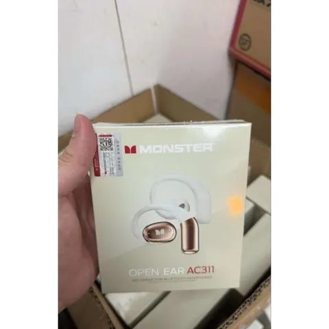 Tai Nghe Bluetooth TWS MONSTER AC311 - Tai Nghe Thể Thao Treo Vành Tai Chống Nước IPX5, Mic Chống Ồn