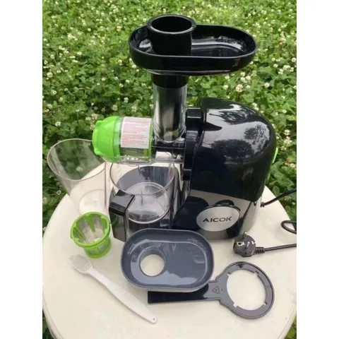 Máy Ép Chậm Trục Ngang Aicok AMR521 (Đức) - Dễ Vệ Sinh, Không Chứa BPA, Động Cơ Yên Tĩnh, Đảo Ngược