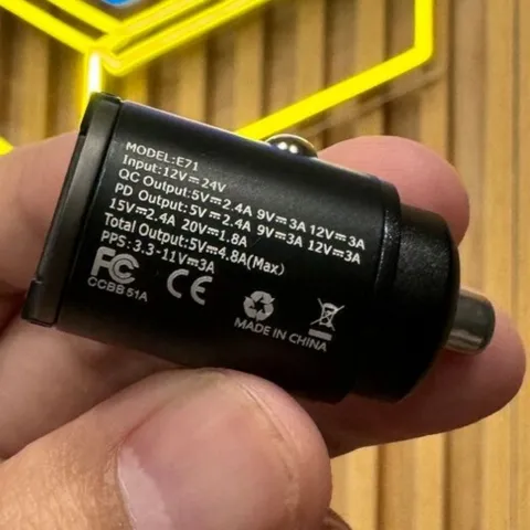Tẩu Sạc Nhanh Xe Hơi 36W Kèm Cáp C to C AINOPE E71 Siêu Nhỏ Gọn, 2 Cổng Type C - Sạc Nhanh PD/PPS