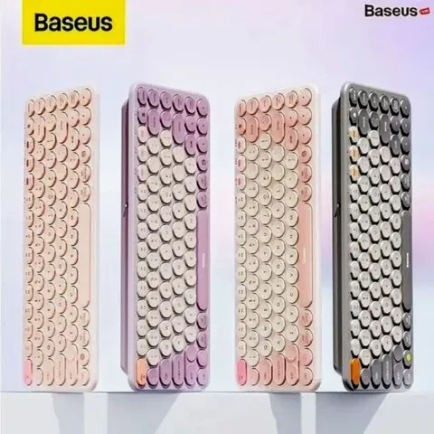 Bàn Phím Bluetooth Baseus K01A/K01B Fullsize Tri-Mode Gõ Êm Không Ồn Usb 2.4Hz 737492