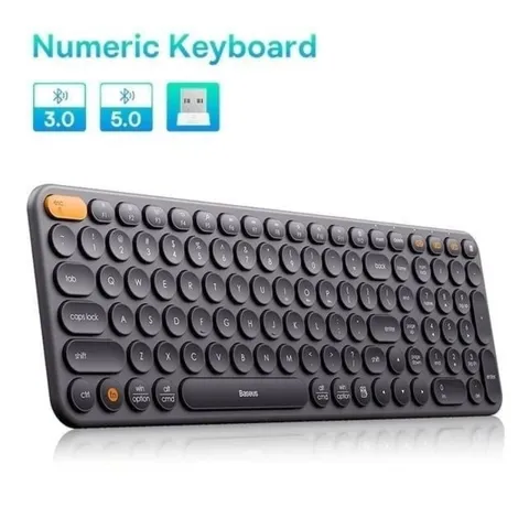 Bàn Phím Bluetooth Baseus K01A/K01B Fullsize Tri-Mode Gõ Êm Không Ồn Usb 2.4Hz 737492