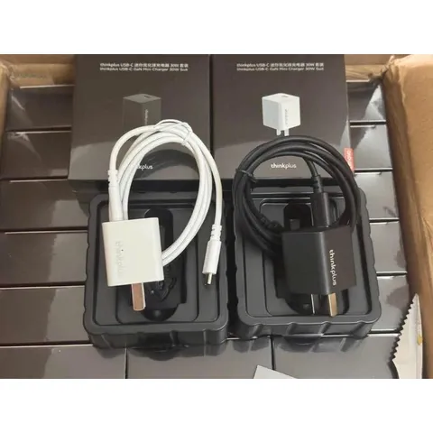 Bộ Củ Sạc Siêu Nhanh Gan 30w Lenovo ThinkPlus MC31 Kèm Cáp C to C 60W Hỗ Trợ PD, QC và PPS
