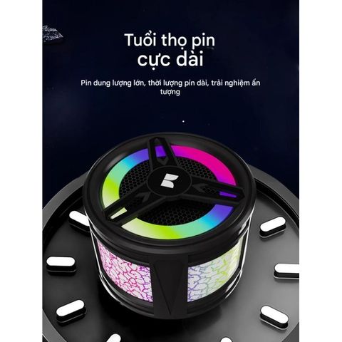 Loa Bluetooth Monster AirRock X100 - Led RGB Theo Nhạc, Bluetooth 5.4, Mic Đàm Thoại Rãnh Tay, Sạc Type C
