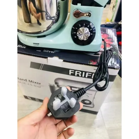 (Hàng Xuất Anh UK) Máy Nhào Bột FRIFER - Máy Đánh Trứng, Trộn Thực Phẩm Đa Năng Cỡ Lớn 4.5L 6 Tốc Độ