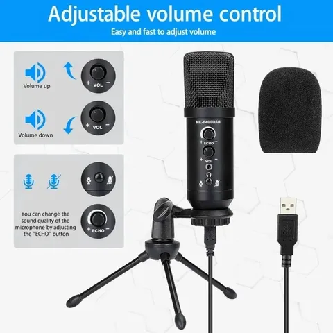 Micro Thu âm - Livestream MK-F400 Không Cần Soundcard