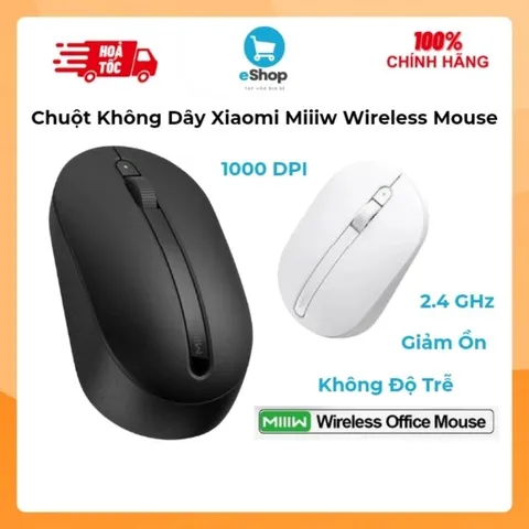 Chuột Không Dây Xi/aomi Miiiw Wireless Mouse 2.4 GHz 1000 DPI - Không Độ Trễ