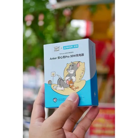 Củ Sạc Nhanh 30W Anker 511 Nano III - A2147 Tom & Jerry USB C Công Nghệ GaN PIQ 3.0 PD/PPS Nhỏ Gọn