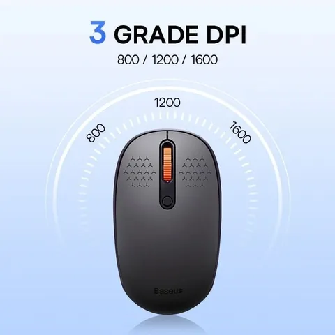 Chuột Không Dây Silent Bluetooth & 2.4GHz Baseus F01B Tri-Mode Wireless Mouse 1600dpi