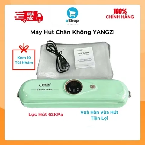 Máy Hút Chân Không Tự Hàn Miệng Túi YANGZI, Bảo Quản Thực Phẩm (Tặng Kèm Túi) 737539