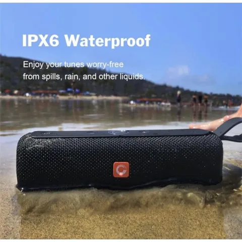 Loa Bluetooth DOSS E-GO II, Chống Nước IPX6, Công Suất 12W, Mic Tích Hợp, Dual-Treiber, Bass, Pin Lên Đến 12h