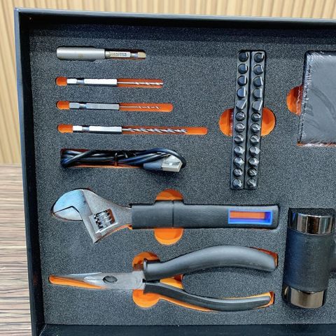 Hộp Dụng Cụ Đa Năng JIYU G1 Cao Cấp - Bộ Đồ Nghề Sửa Chữa Dành Cho Gia Đình - Tua Vít Điện, Kìm,...