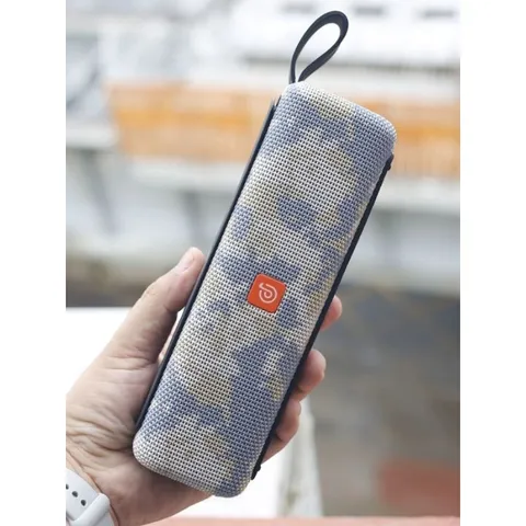 Loa Bluetooth DOSS E-GO II, Chống Nước IPX6, Công Suất 12W, Mic Tích Hợp, Dual-Treiber, Bass, Pin Lên Đến 12h