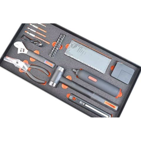 Hộp Dụng Cụ Đa Năng JIYU G1 Cao Cấp - Bộ Đồ Nghề Sửa Chữa Dành Cho Gia Đình - Tua Vít Điện, Kìm,...