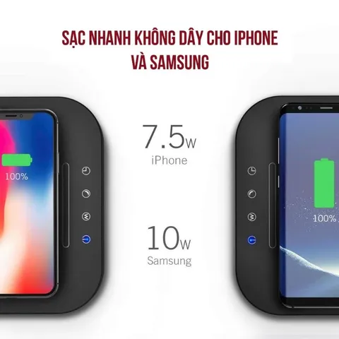 Đèn Bàn Chống Cận Kiêm Sạc Không Dây Taotronics TT-DL038 12W Xoay Gập 180 Độ, 5 Chế Độ Màu 5 Mức Sáng, Cảm Ứng, Hẹn Giờ