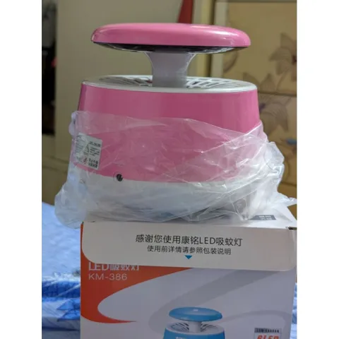 Đèn Bắt Muỗi KANGMING KM-386 - Ánh Sáng Xanh Diệt Muỗi Và Côn Trùng Hiệu Quả, Yên Tĩnh, An Toàn
