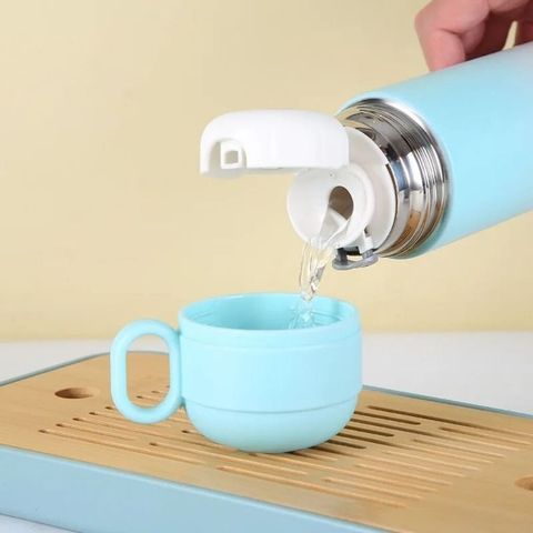 Bình Giữ Nhiệt CHAO Smallbear 500ml Có Màn Hình Nhiệt Độ - Không Chứa BPA Giữ Nhiệt Tối Ưu