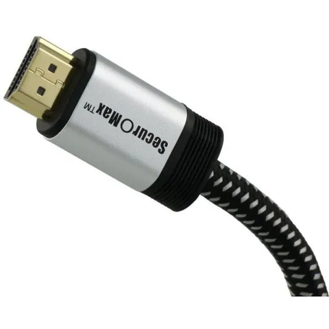 Cáp HDMI 4K Ultra HD Tốc Độ Cao Chính Hãng SecurOMax Mỹ - Dài 1m & 3m - Đầu Mạ Vàng 24K