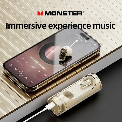 Tai Nghe Bluetooth TWS Monster Airmars XKT13 - ENC, Âm Thanh Hi-Fi, Bluetooth 5.3, Chế Độ Game Mode Độ Trễ Thấp