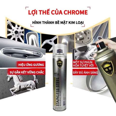 Sơn Xịt Mạ Crom - Lựa Chọn Hoàn Hảo Cho Mọi Bề Mặt 350ml
