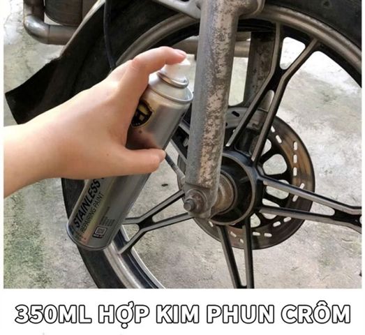 Sơn Xịt Mạ Crom - Lựa Chọn Hoàn Hảo Cho Mọi Bề Mặt 350ml