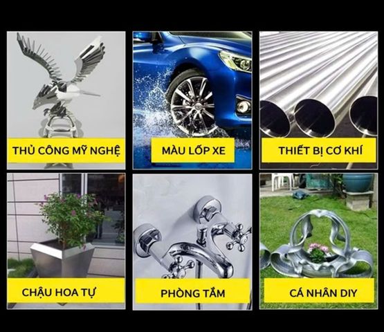 Sơn Xịt Mạ Crom - Lựa Chọn Hoàn Hảo Cho Mọi Bề Mặt 350ml