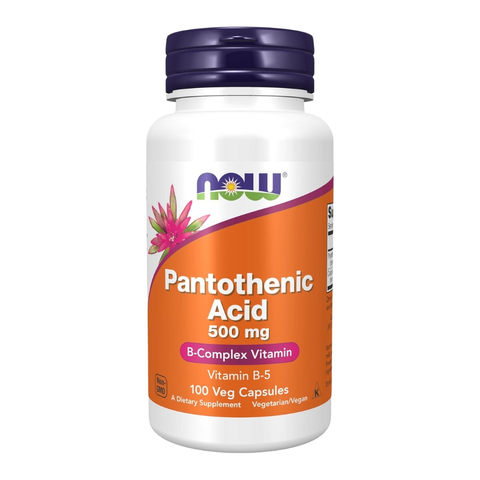 Thực phẩm bổ sung NOW Foods Pantothenic Acid 500 mg 100 Viên chính hãng