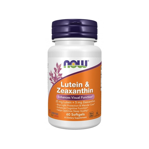 Viên uống NOW Lutein & Zeaxanthin | Chăm Sóc Đôi Mắt Toàn Diện