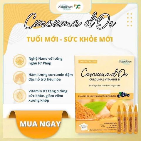 Nghệ Nano Natinfran của Pháp siêu tốt, đẹp da , cân bằng nội tiết