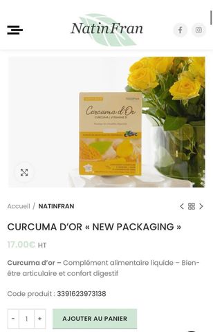 Nghệ Nano Natinfran của Pháp siêu tốt, đẹp da , cân bằng nội tiết