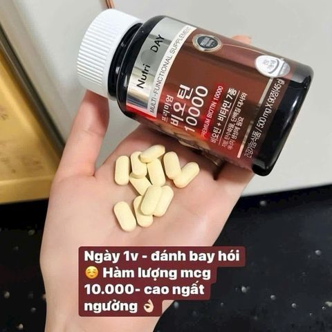 Viên uống mọc tóc Nutri D-DAY Premium Biotin 10000 Korea 90 viên 737611