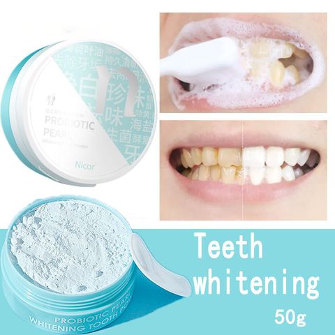 Bột trắng răng enzyme 50g - Làm sạch mảng bám, loại bỏ ố vàng, cho răng trắng sáng tự nhiên, hơi thở thơm mát.