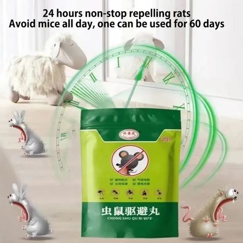 Rat Repellant Băng Phiến SHANGMING Xua Đuổi Chuột - Hiệu Quả Ngay Lập Tức - Gói 10 viên