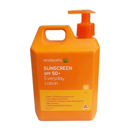 Kem chống nắng toàn thân Woolworths Everyday Sunscreen SPF50+ - Bảo vệ da hiệu quả, cấp ẩm nhẹ, chịu nước 4 giờ, hàng nội địa Úc 737639