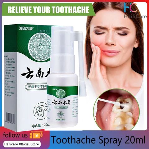 Xịt Đau Răng Loét Miệng Swollen Răng Miệng Đau Răng Sâu Răng Không Đốt Hoặc Tê Benzocaine Và Loét Miệng Miễn Phí