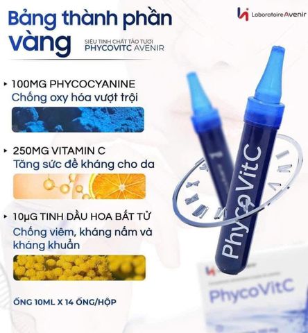 Siêu Tinh Chất Tảo Tươi PhycovitC hộp 14 ống