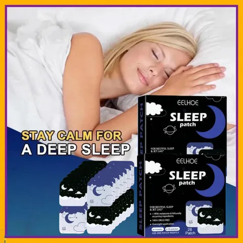 【Combo 28 Miếng】Miếng Dán Hỗ Trợ Giấc Ngủ Ngủ Ngon - Giảm Căng Thẳng, Đi Vào Giấc Ngủ Nhanh